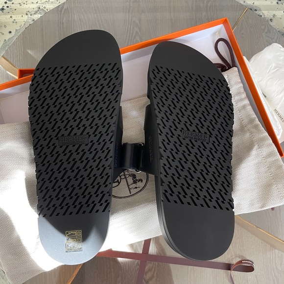 Authentic HERMES SOLD OUT Men’s Chypre Sandals SZ. EU 42 or 11.5 US - Picture 6 of 7